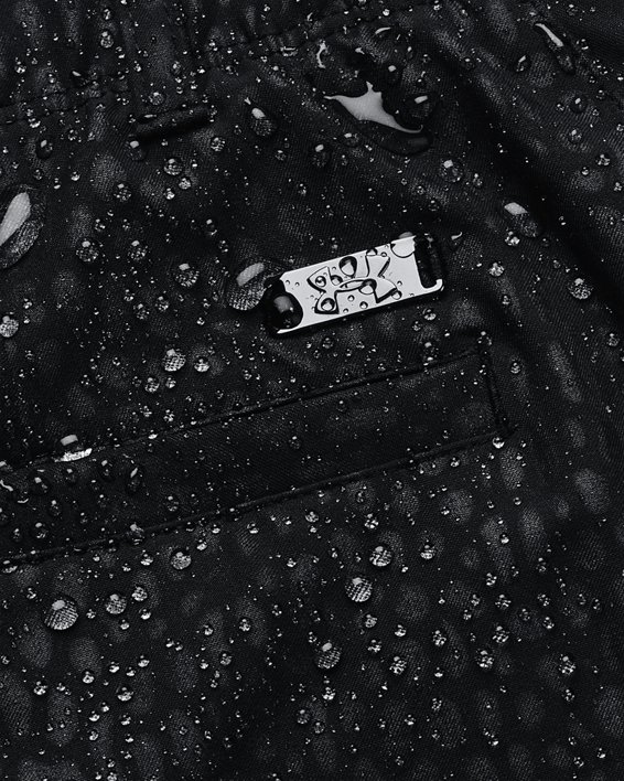 Damen UA Links Stoff-Skort mit Aufdruck, Black, pdpMainDesktop image number 4